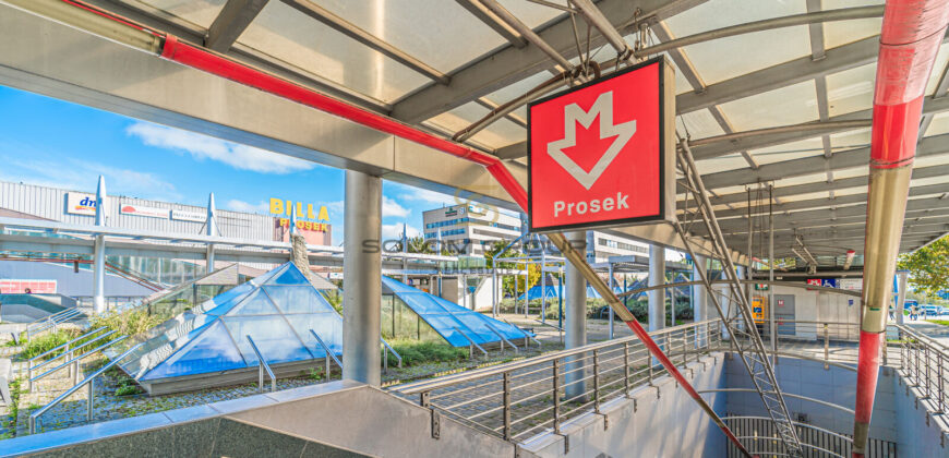 Prodej bytu 2+kk/B, 48 m², DV, Nad Krocínkou – Praha 9, Prosek, novostavba
