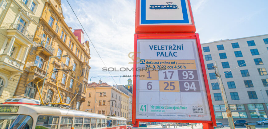 Prodej bytu, OV, 3+1, 91 m2, Praha 7 – Holešovice, Pplk. Sochora, cihla