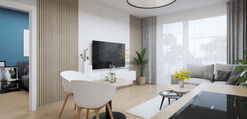 Prodej NOVÉHO bytu 2(1)+kk/Balkon, 44,4 m² + parkovací stání. Novostavba. Praha 10