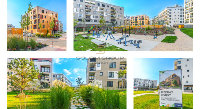 Prodej NOVÉHO bytu 2+kk/Lodžie + komora v bytě, 59 m2. Parkovací stání + sklep. Novostavba. Praha 6