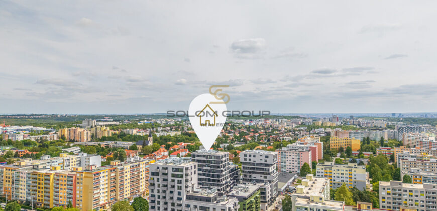 Prodej NOVÉHO bytu 2+kk/Balkon, 62,5 m² + parkovací stání + velký zděný sklep. Rezidence Stodůlky