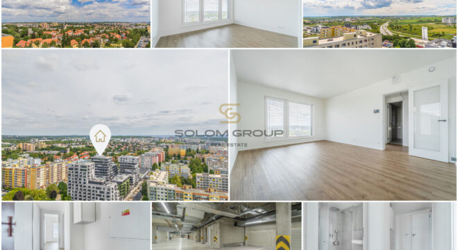 Prodej NOVÉHO bytu 2+kk, 52m2 + parkovací stání + zděný sklep, Rezidence Stodůlky.