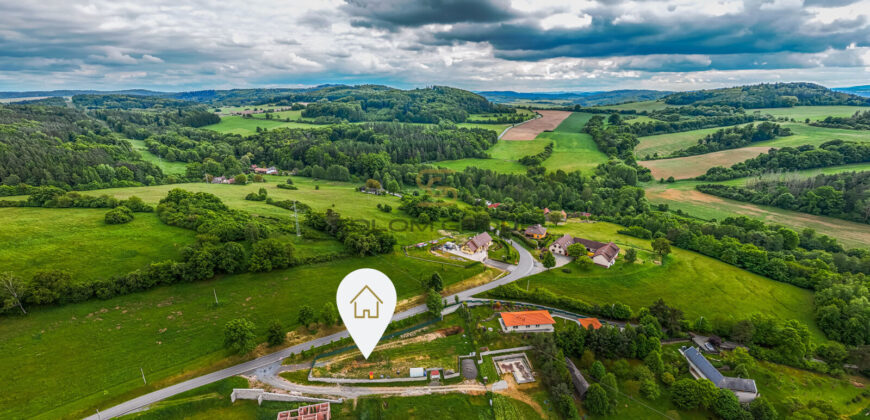 Prodej stavebního pozemku, 1822 m2, Krňany, okres Benešov