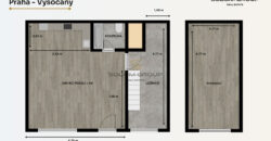 Prodej chaty 3+kk, 55m2, Praha 9 – Vysočany, pozemek 305 m2, po celkové rekonstrukci