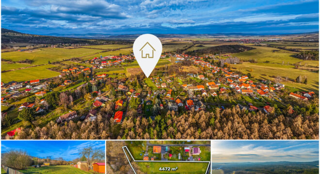 Prodej stavebního pozemku o výměře 4.472 m². Běštín, Hostomice, okr. Beroun. Volné ihned.