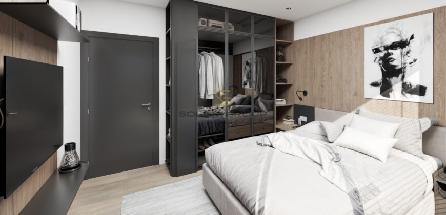Prodej NOVÉHO bytu 2+kk/Lodžie + komora v bytě, 59 m². Parkovací stání + sklep. Novostavba. Praha 6