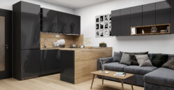 Prodej NOVÉHO bytu 2+kk/Lodžie + komora v bytě, 59 m². Parkovací stání + sklep. Novostavba. Praha 6