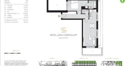 Prodej NOVÉHO rohového bytu 2+kk/2x terasa (80m²) + 2 parkovací stání a sklep. Novostavba, Beroun.