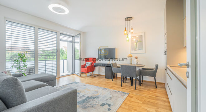 Prodej bytu 2+kk/Balkon, 64 m² Novostavba. Sklep. Výborná dopravní dostupnost. Praha 8