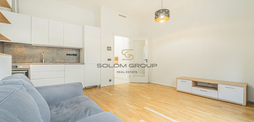 Pronájem 1kk, 30 m2, Praha 5 – Smíchov, Grafická, novostavba, zařízeno