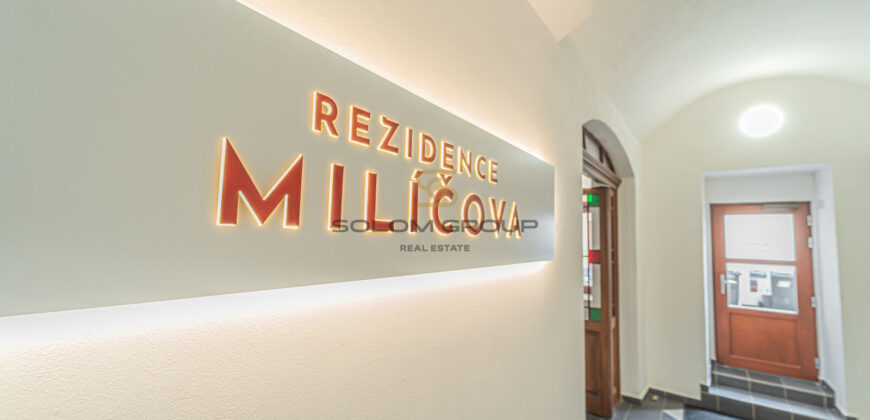 Prodej bytu 1+kk,OV, 30 m², Praha 3, Rezidence Milíčova, po rekonstrukci