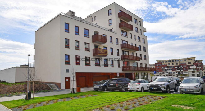 Pronájem 2+kk, 55 m2 + balkón 5 m2, 5NP, parkování, sklep Praha – Dolní Měcholupy