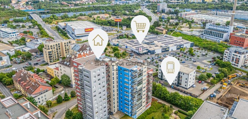 Prodej bytu 1+kk/L, 39 m², OV, V Dolině, Praha 10 – Michle