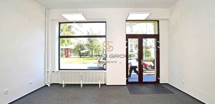 Pronájem komerčního prostoru, 65 m². Po úpravách. Výborná dopravní dostupnost. Budějovická