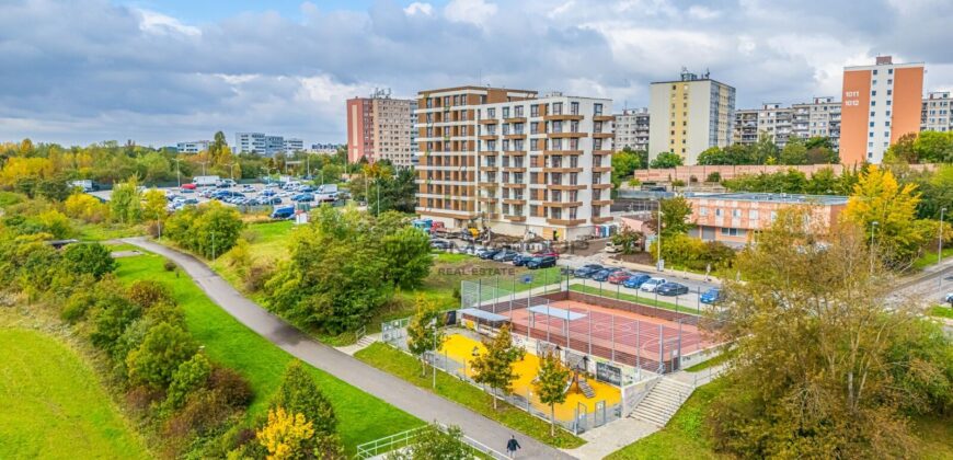 Prodej bytu 2+kk/L, 51,8 m², DV, Praha 14 – Černý Most ulice Ocelkova, Novostavba