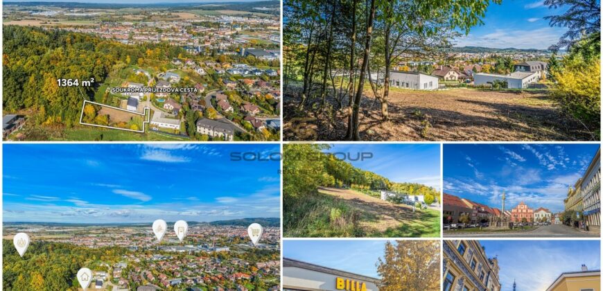 Prodej stavebního pozemku, 1.364 m², Hradiště – Písek