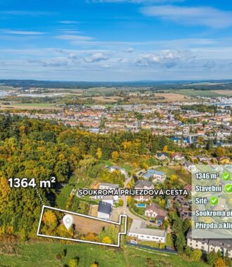 Prodej stavebního pozemku, 1.364 m², Hradiště – Písek