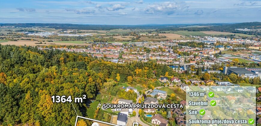 Prodej stavebního pozemku, 1.364 m², Hradiště – Písek