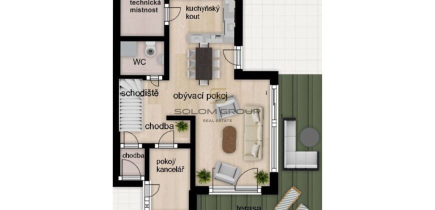 Prodej rodinného domu 5+kk, 132,7 m², Sedlec u Líbeznic, pozemek 425 m², bazén