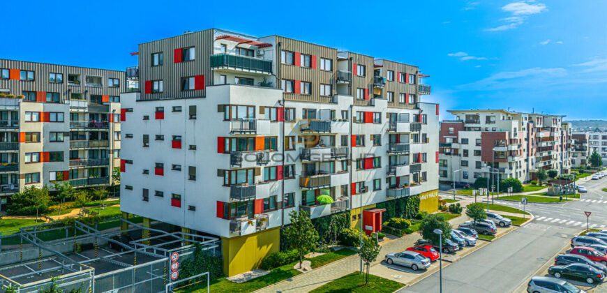 Prodej NOVÉHO bytu 2+kk/Balkon, 98,5 m² + parkovací stání + sklep, Novostavba. Praha 10