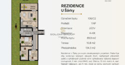 Prodej nového bytu 4+kk/Předzahrádka/Terasa, 234 m², DV, GS, sklep Praha 6 – Ruzyně, novostavba