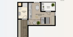 Pronájem bytu 1+kk, 37 m²/Terasa, novostavba, Praha 6 – Ruzyně + garážové stání + sklep