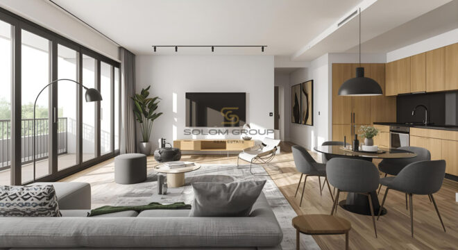 Prodej bytu 2+kk/L, 51,8 m², DV, Praha 14 – Černý Most ulice Ocelkova, Novostavba