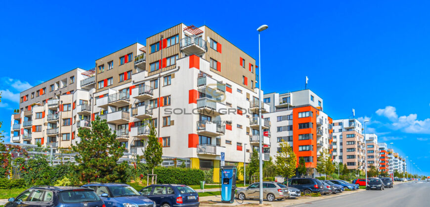 Prodej NOVÉHO bytu 2+kk/Balkon, 99,3 m² + parkovací stání + sklep, Novostavba. Praha 10