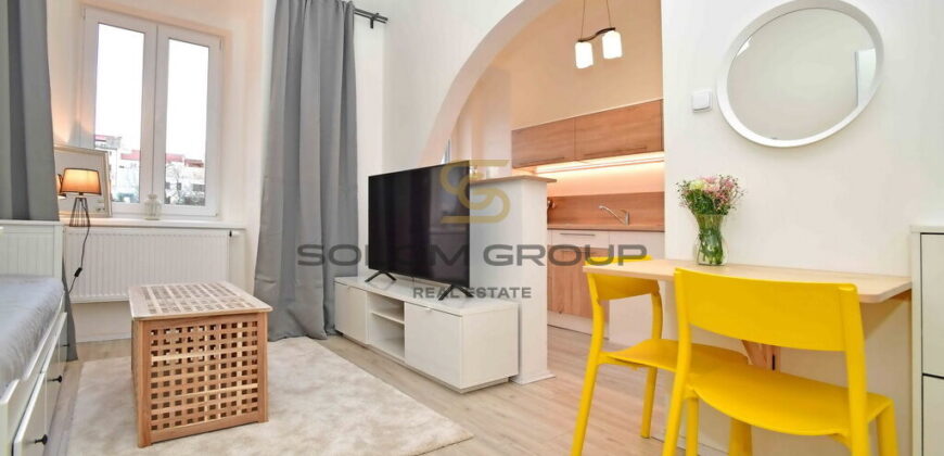 Pronájem bytu 1+kk, 25 m²,  Po úpravách, Výborná dopravní dostupnost, Smíchov