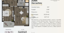 Prodej NOVÉHO apartmánu 2+kk/Lodžie, 54,10 m² + parkovací stání + sklep, OV, Novostavba, Krkonoše