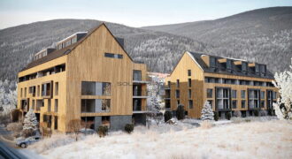 Prodej NOVÉHO apartmánu 2+kk/Lodžie, 54,10 m² + parkovací stání + sklep, OV, Novostavba, Krkonoše