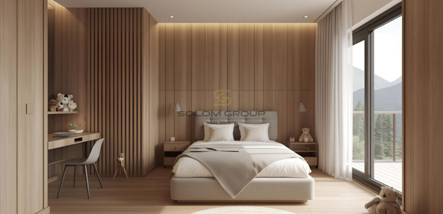 Prodej NOVÉHO apartmánu 3+kk/Lodžie, 171,3 m² parkovací stání + předzahrádka, Novostavba, Krkonoše