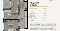 Prodej nového bytu 2+kk/Lodžie, 51 m2, DV, GS, Praha 6 – Ruzyně, novostavba