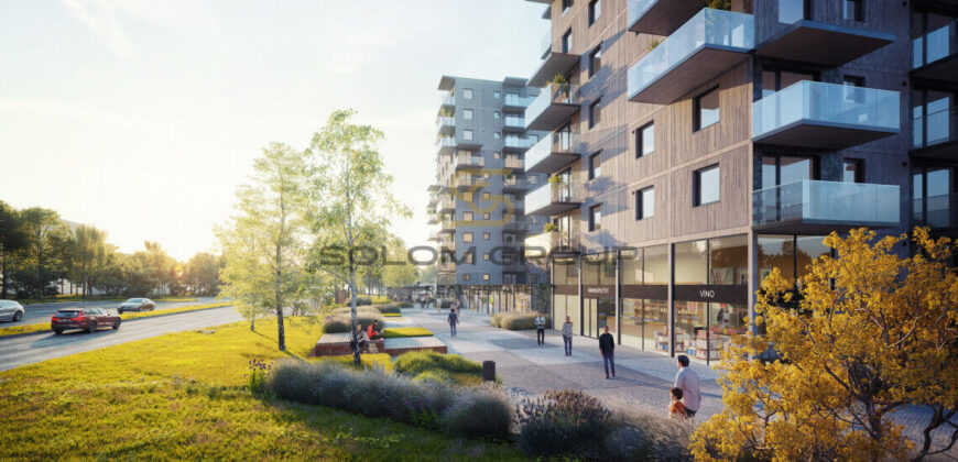 Prodej NOVÉHO bytu 2+kk/Balkon, 48,6 m², Novostavba, Rezidence Nad Krocínkou, Prosek.