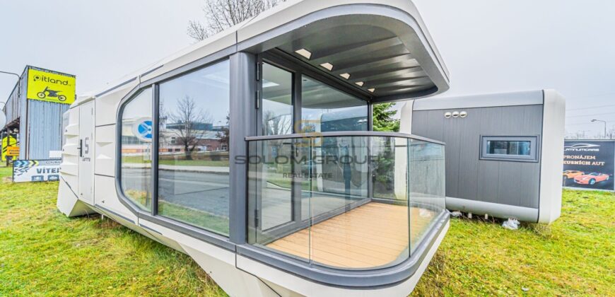 Prodej luxusního mobilního domu 32 m² – ideální pro glamping / investici / rekreaci / bydlení