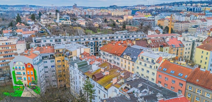 Prodej bytu 2+kk, 48 m², ulice Andrštova, Praha 8 – Libeň, OV