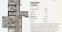 Prodej bytu 3+kk/B, 64 m², DV, GS, Kralupy nad Vltavou, novostavba,