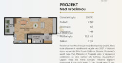 Prodej bytu 1+kk/Balkon, 46,2 m², Rezidence Nad Krocínkou, Prosek