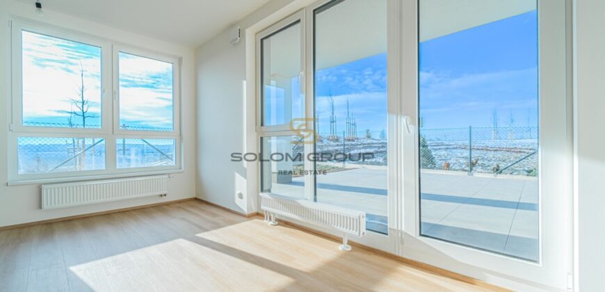 Prodej nového bytu 4+kk 94m²/Předzahrádka 134m²/Terasa, DV, GS, sklep / Praha 6-Ruzyně, novostavba