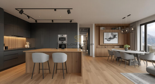 Prodej horského apartmánu 4+kk/Lodžie,106 m², Harrachov, parkovací stání + sklep, OV, novostavba