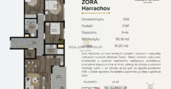 Prodej horského apartmánu 4+kk/Lodžie,106 m², Harrachov, parkovací stání + sklep, OV, novostavba