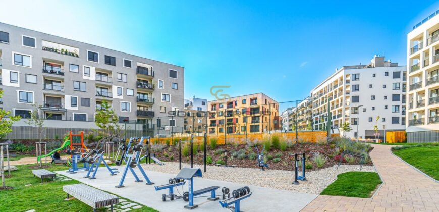 Prodej nového bytu 4+kk 94m²/Předzahrádka 134m²/Terasa, DV, GS, sklep / Praha 6-Ruzyně, novostavba