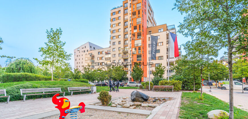 Prodej NOVÉHO bytu 2+kk/Lodžie 47,1 m². DV, Praha 9 – Vysočany, Pod Harfou, novostavba