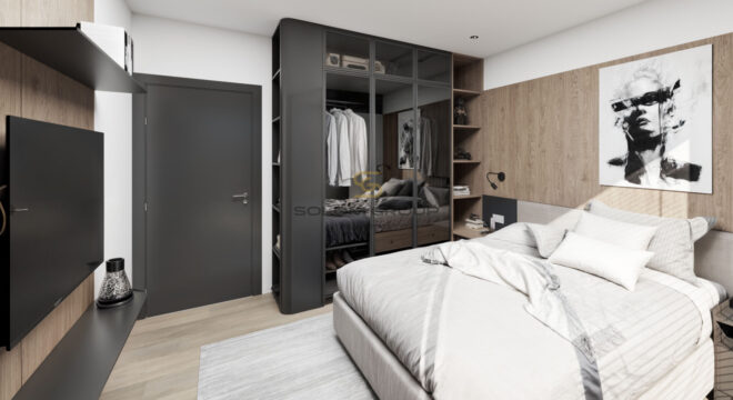 Prodej NOVÉHO bytu 2+kk/Lodžie 47,1 m², DV, Praha 9 – Vysočany, Pod Harfou, novostavba