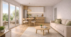 Pronájem NOVÉHO bytu 1+kk/Balkon, 37,4 m² + garážové stání, Dolní Měcholupy