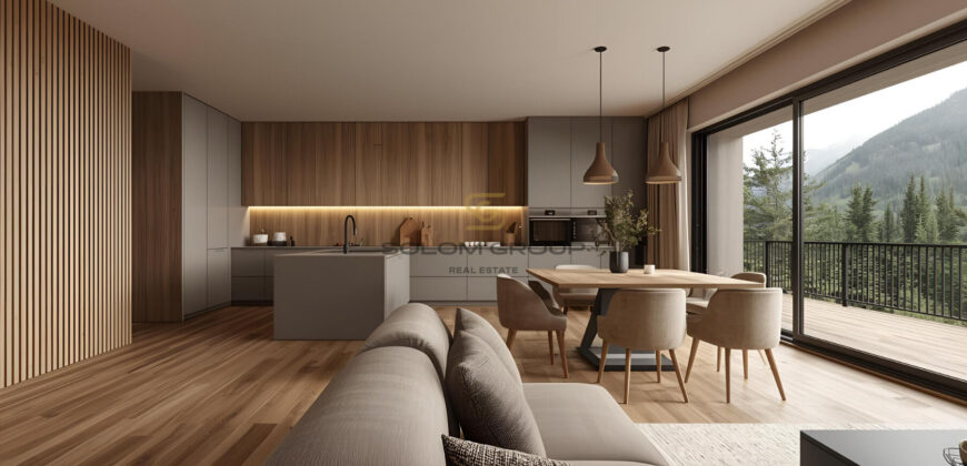 Prodej horského apartmánu 4+kk/Lodžie, terasa,106 m², Harrachov, parkovací stání, sklep, novostavba