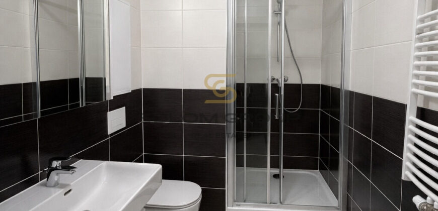 Pronájem NOVÉHO bytu 1+kk, 37 m²/Terasa, novostavba, Praha 6, Ruzyně + GS + sklep, ul. Stočesova