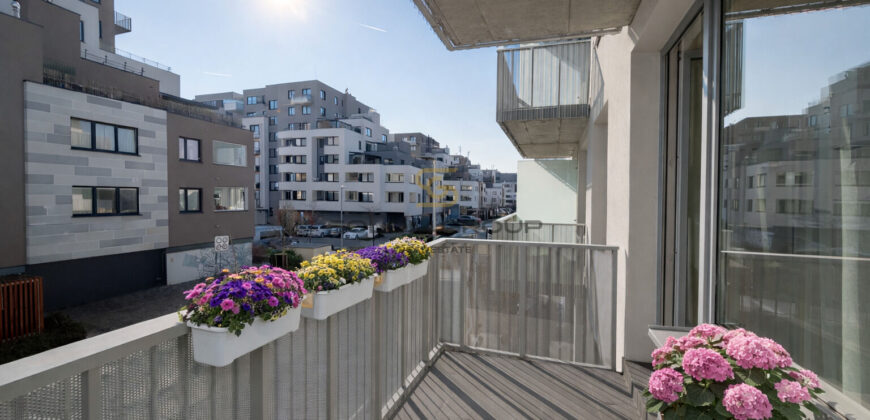 Pronájem NOVÉHO bytu 1+kk/Balkon, 32,5 m² + garážové stání, Dolní Měcholupy, ulice Honzíkova