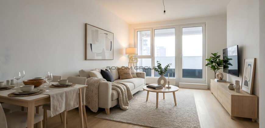 Prodej bytu 2+kk/T, 46 m², DV, Praha 9 – Vysočany, Pod Harfou, novostavba