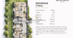 Prodej nového bytu 4+kk 94m²/Předzahrádka 134m²/Terasa, DV, GS, sklep / Praha 6-Ruzyně, novostavba